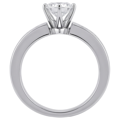 Round Natural Earth Mined Diamond Engagement Ring Jewelry New 1.70 Carats
