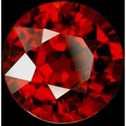 Round Cut Sparkling Loose 0.75 Carat Red Loose Ruby