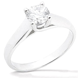 Round Diamond Jewelry Solitaire Ring