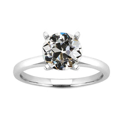 Round Lab Grown Diamond Solitaire Ring For Women