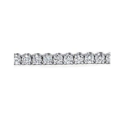 Round Cut 5 Carats Lab Grown Diamonds Tennis Bracelet White Gold 