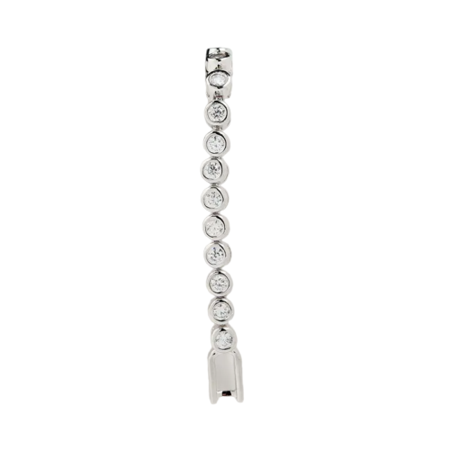 Round Cut Lab Grown Diamonds Bracelet 5 Carats White Gold Jewelry