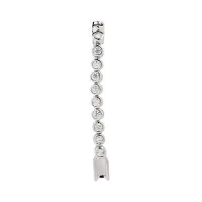 Round Cut Lab Grown Diamonds Bracelet 5 Carats White Gold Jewelry