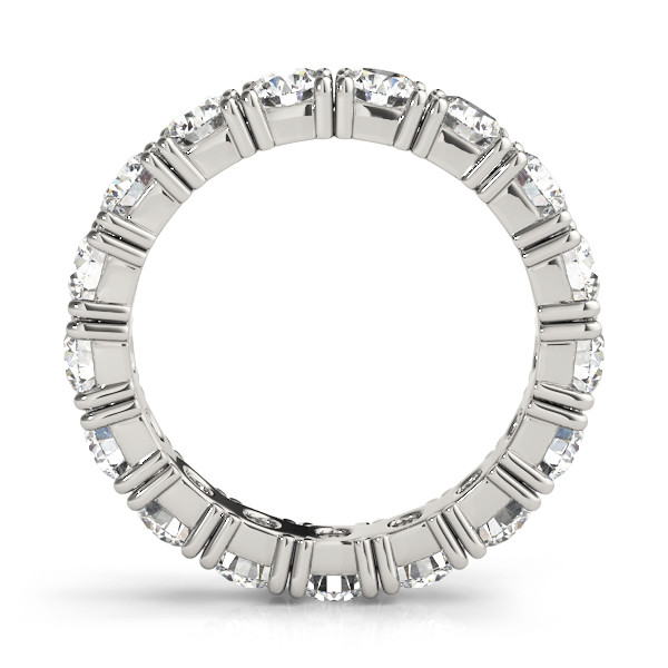Round Diamond 2.55 Ct Eternity Band Lab Grown Jewelry For Women