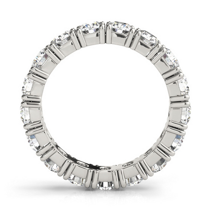 Round Diamond 2.55 Ct Eternity Band Lab Grown Jewelry For Women