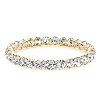 lab grown round diamond 0.25ct band close up detail