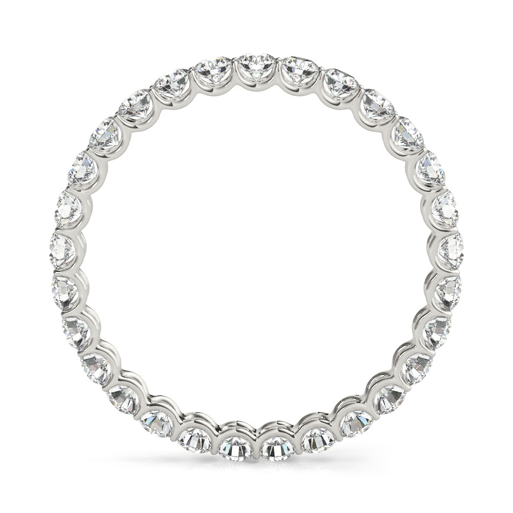 lab grown round diamond 0.33ct band side angle