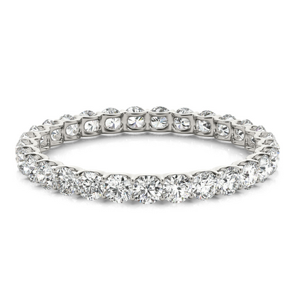 lab grown round diamond 0.33ct band close up detail