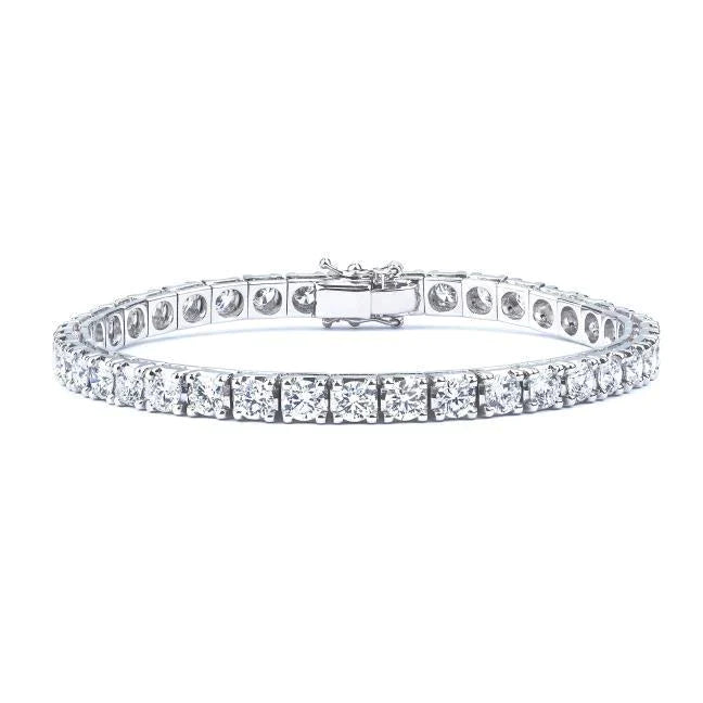 Round Lab Grown Diamond Women's Bracelet