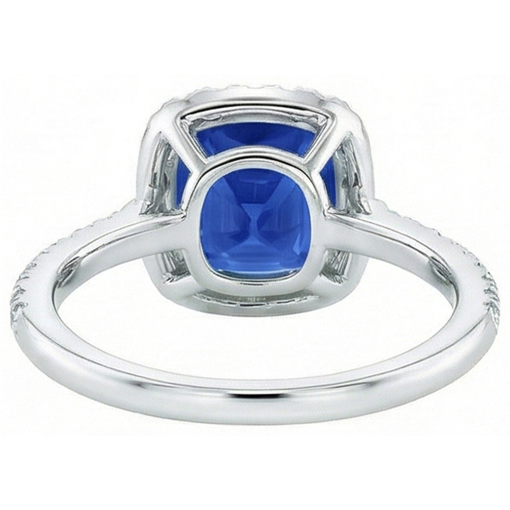 Natural Real ( Not Lab Grown )  Royal Designs Jewelry Halo Ring