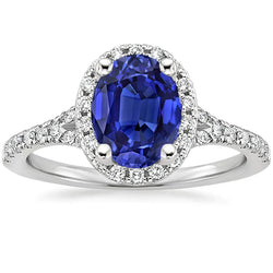 Royal Sapphire Engagement Ring