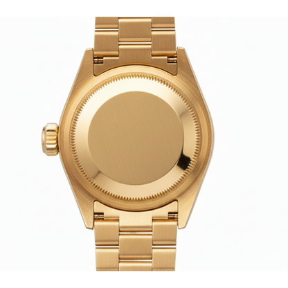 Salmon Diamond Dial Bezel Rolex President Style Watch Dj