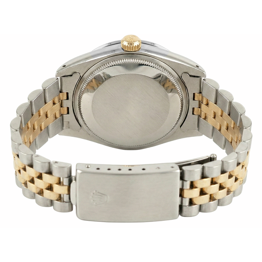 Silver Diamond Dial Bezel Rolex Date Men Watch Ss Jubilee Bracelet