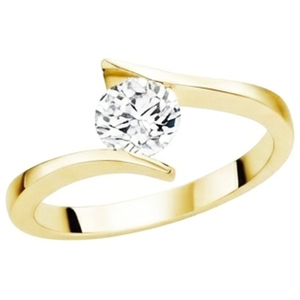 Solitaire 1 Carat Round Natural Earth Mined Diamond Anniversary Ring New