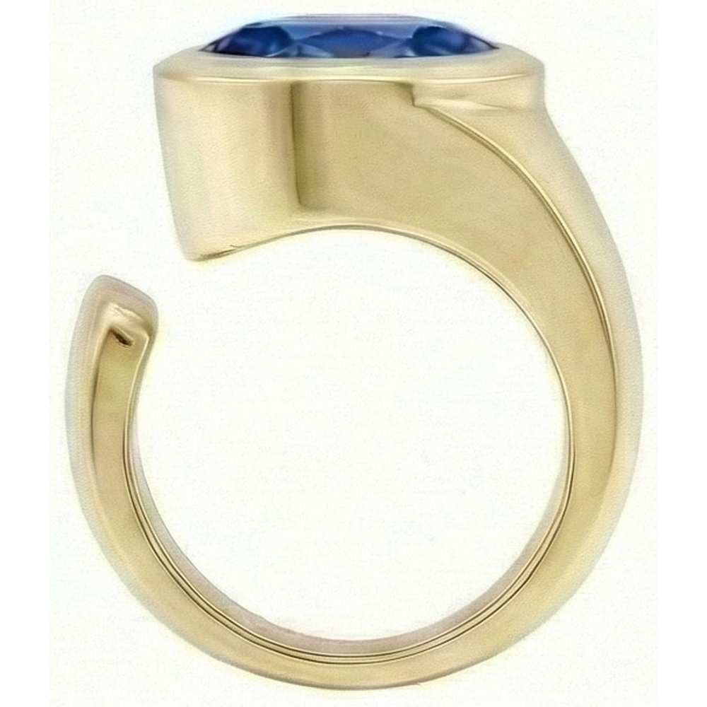 IGI CERTIFIED Solitaire Ceylon Color Sapphire Men's Ring 3 Ct Wedding Anniversary Jewelry