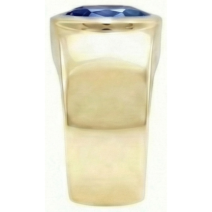 IGI CERTIFIED Solitaire Ceylon Color Sapphire Men's Ring 3 Ct Wedding Anniversary Jewelry