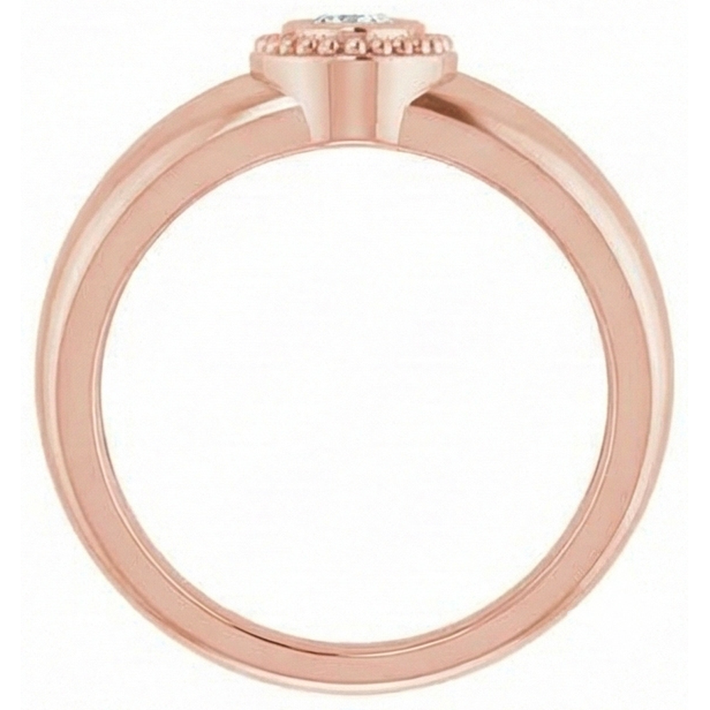 Solitaire Pear Old Cut Natural Earth Mined Diamond Wedding Ring Bezel Set Gold 1 Carat