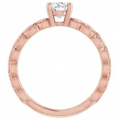 natural pear diamond 1.50ct ring side angle