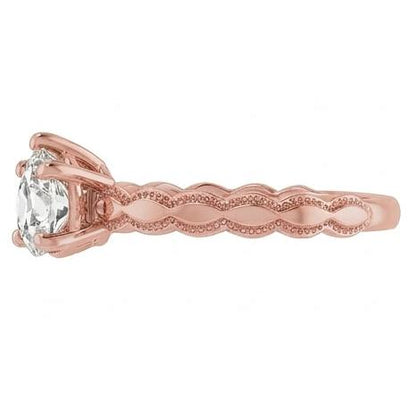 natural pear diamond 1.50ct ring with diamond accents