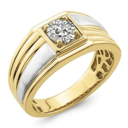 natural round diamond 1ct watch side angle