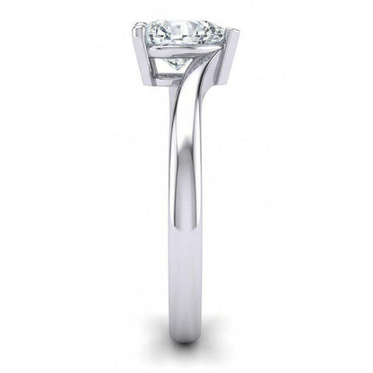Solitaire Sparkling Heart Shape 1.75 Ct Real Natural Earth Mined Diamond Wedding Ring