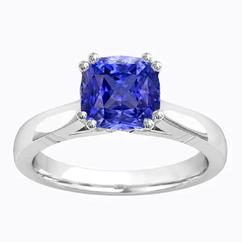 Solitaire Ceylon Sapphire Ring