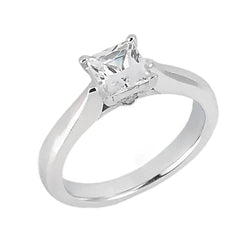 Solitaire Princess Diamond Jewelry Ring