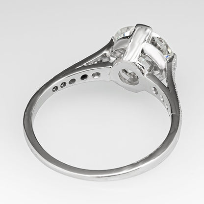 Solitaire With Accents Ring Round Old Miner Genuine Natural Earth Mined Diamonds 2.50 Carats