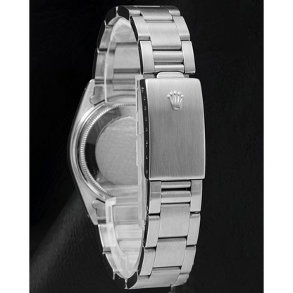 Sparkling Blue Diamond Dial Bezel Datejust Rolex Men Watch Ss QUICK SET