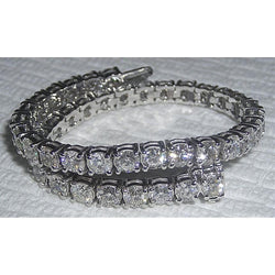 Real  Sparkling Diamond Tennis Bracelet For Women