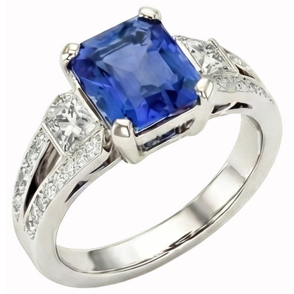 Natural Real ( Not Lab Grown )  Sri Lanka Gemstone Engagement Ring