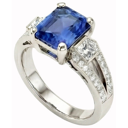 Natural Real ( Not Lab Grown )  Sri Lanka Gemstone Engagement Ring