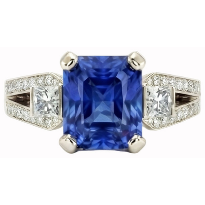 Natural Real ( Not Lab Grown )  Sri Lanka Gemstone Engagement Ring