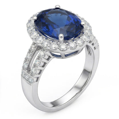 Sri Lanka Stone Halo Natural Earth Mined Diamond Jewellery