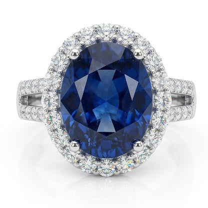 Sri Lanka Stone Halo Natural Earth Mined Diamond Jewellery