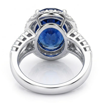 Sri Lanka Stone Halo Natural Earth Mined Diamond Jewellery