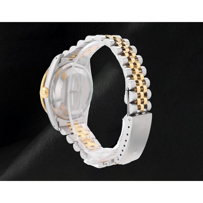 Ss Gold Jubilee Bracelet & Dj Rolex Pink Diamond Dial Bezel Watch QUICK SET