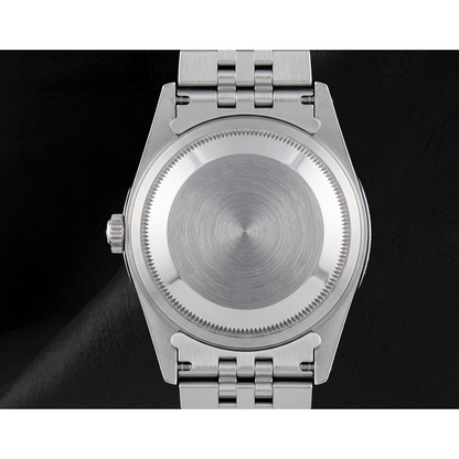 Ss Jubilee Bracelet Rolex Diamond Bezel Gray Roman Dial QUICK SET