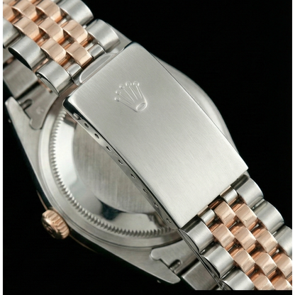 Ss & Gold Jubilee Roman Dial Rolex Datejust Lady Watch Fluted Bezel