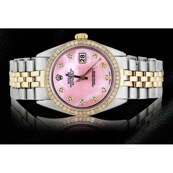 Bracelet & Dj Rolex Pink Diamond 