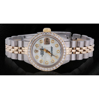 Watch Diamond Dial Channel Set Bezel
