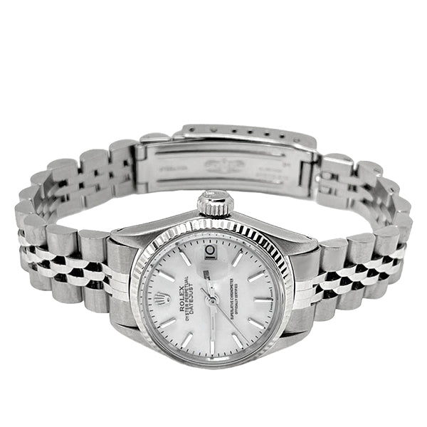 Ss Jubilee Bracelet Lady Watch Datejust Dial Rolex Perpetual
