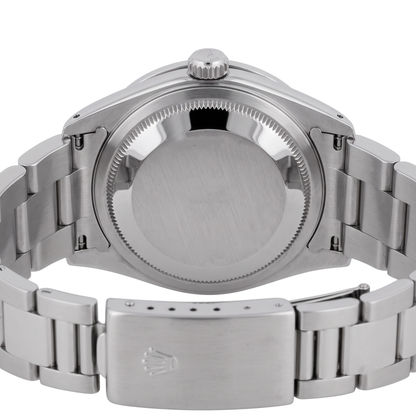 Stainless Steel Rolex Datejust Mens Watch Pink Dial Diamond Bezel-QUICK SET
