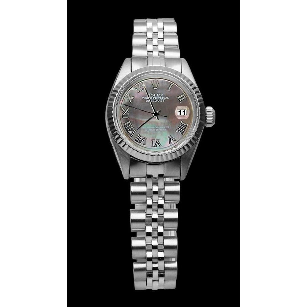 Jubilee Rolex Gray Roman Dial Rolex Watch