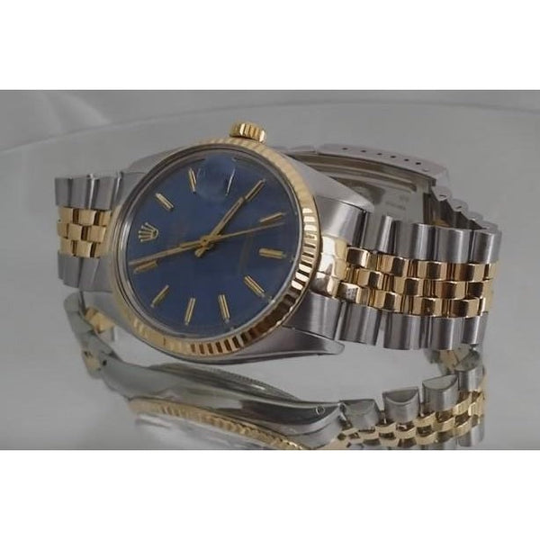 Men Watch Blue Dial 