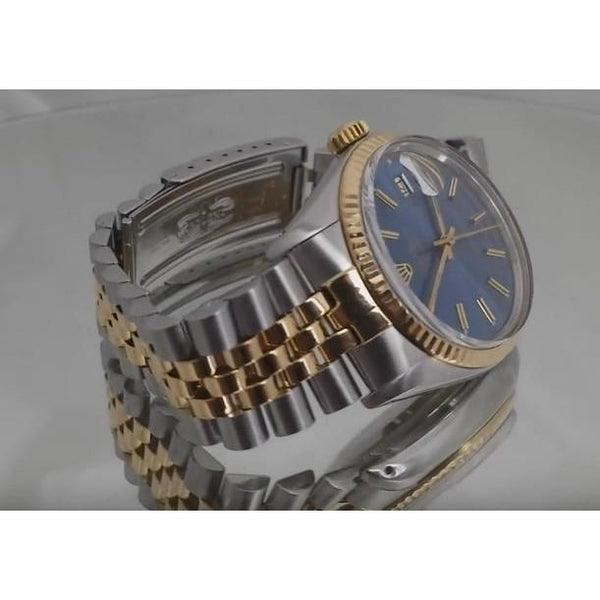 Datejust Men Watch Blue Dial QUICK SET