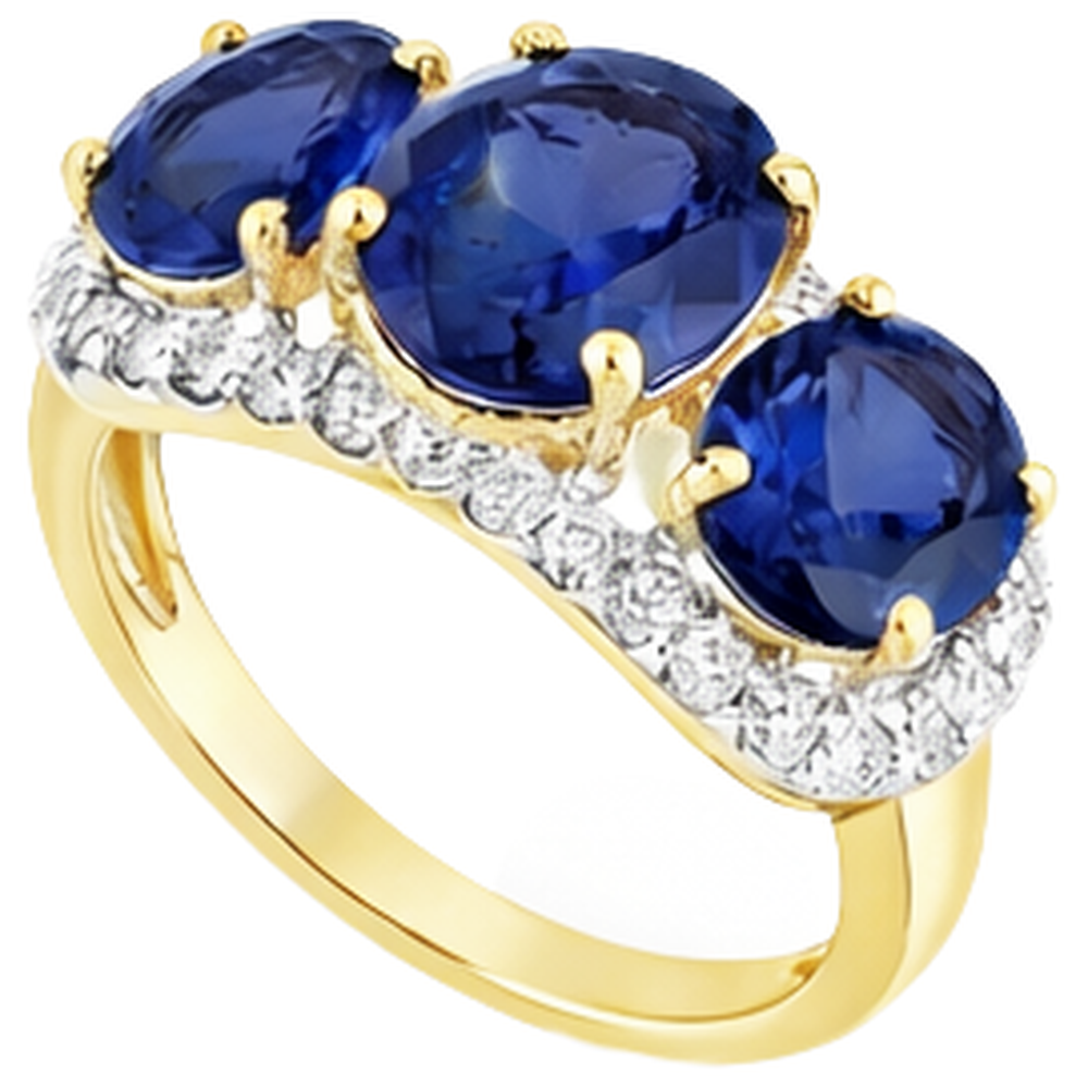 Tanzanite Oval And Round Natural Earth Mined Diamonds 6 Carat Anniversary Ring Jewelry