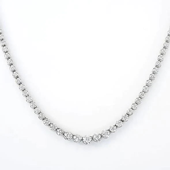 Tennis Diamond Necklace For Women