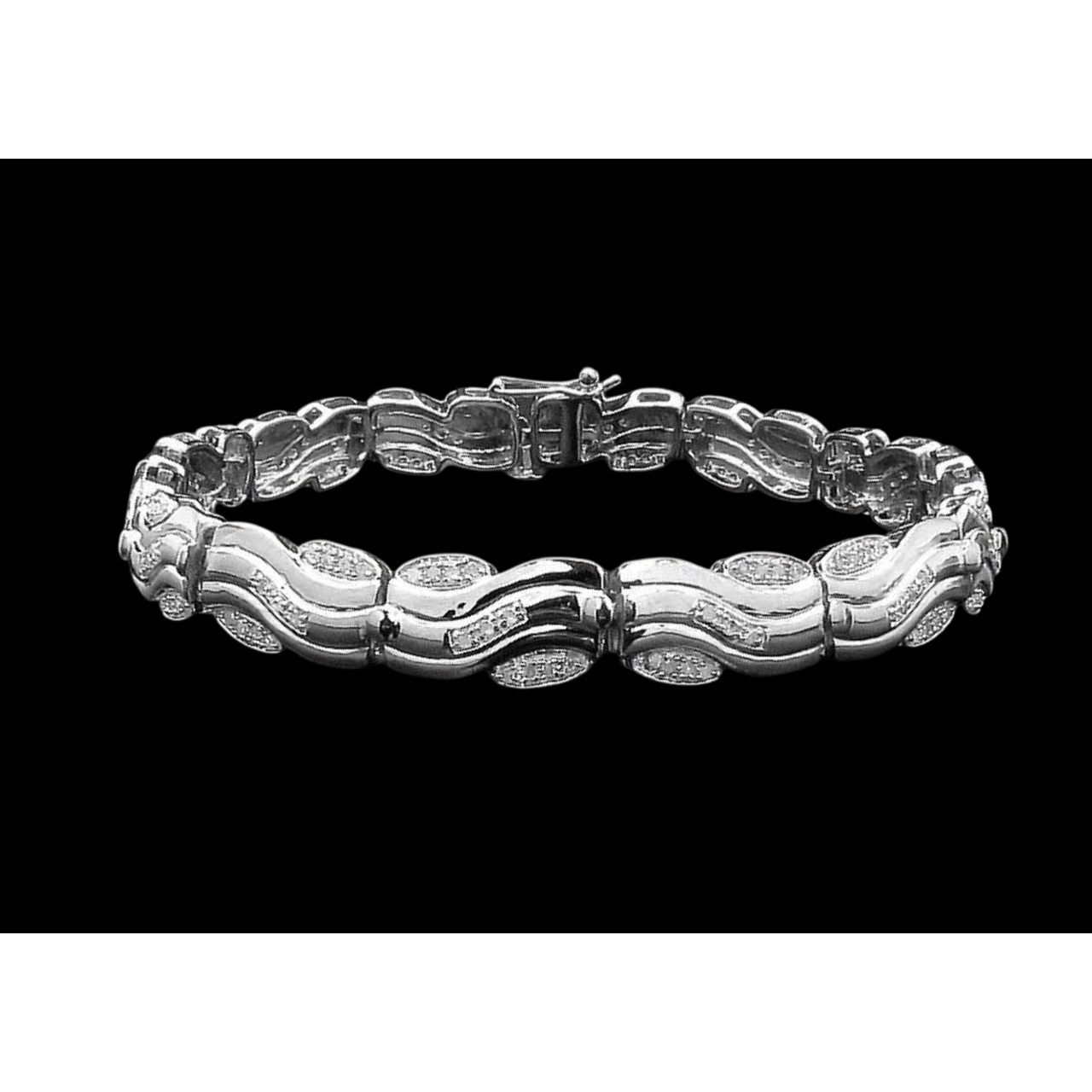 Tennis Bracelet Women 5 Ct Round Brilliant Cut Natural Earth Mined Diamonds White Gold