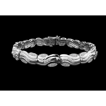 Tennis Bracelet Women 5 Ct Round Brilliant Cut Natural Earth Mined Diamonds White Gold